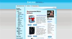 Desktop Screenshot of imusicsoftware.com