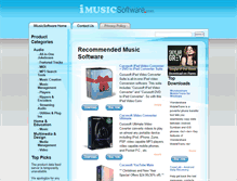 Tablet Screenshot of imusicsoftware.com